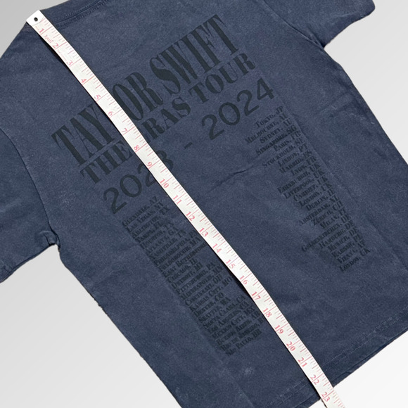 Taylor Swift THE ERAS TOUR Mineral Wash Gray T-Shirt size Youth Small XS NWT Tee - Picture 6 of 6